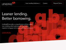 Tablet Screenshot of lendingqb.com